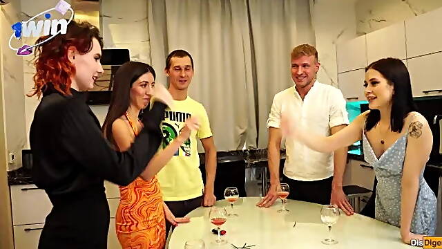 Swingers Staged a Big Sex Orgy for the New Year!