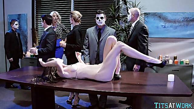 Secret ritual at the office