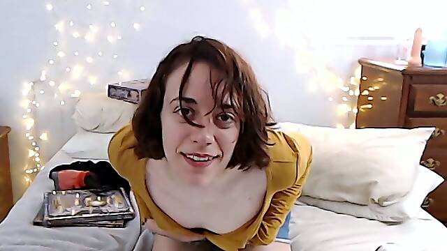 Close up teen masturbation