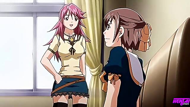 Hot video of a Japanese cartoon character riding a stiff dick