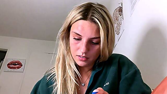 European Gorgeous Blonde Teen Gi