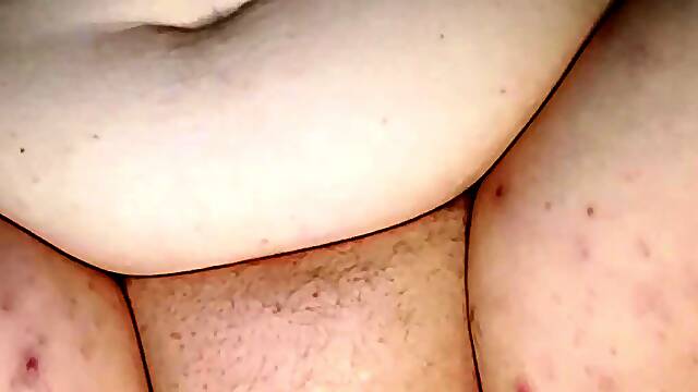 Hot brunette big boobs toying pink pussy