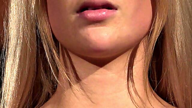 Beautiful blonde sex machine fucked during bondage sex