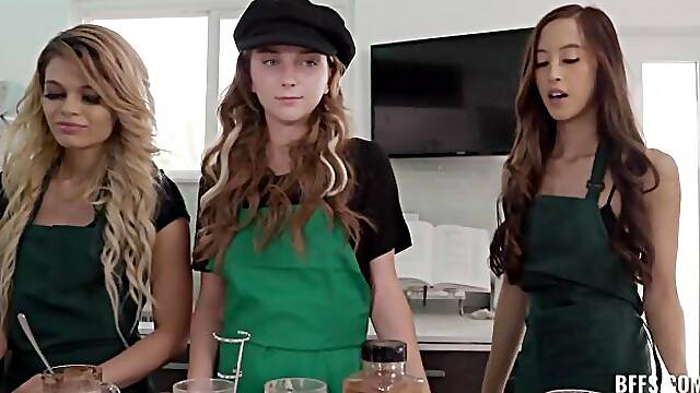 4some madness with Macy Meadows, Destiny Cruz, Alexia Anders