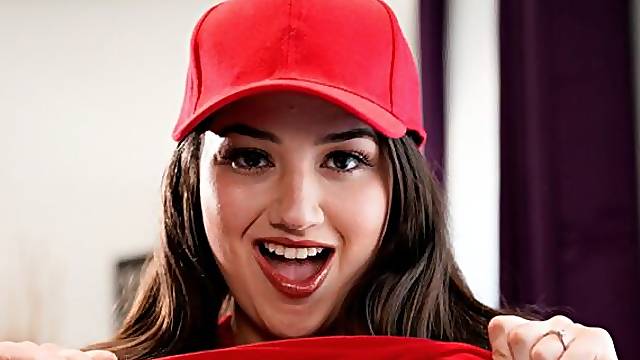 Awesome brunette Alyx Star knows how to give a perfect blowjob