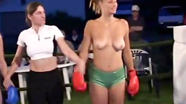 Real Topless Boxing Match