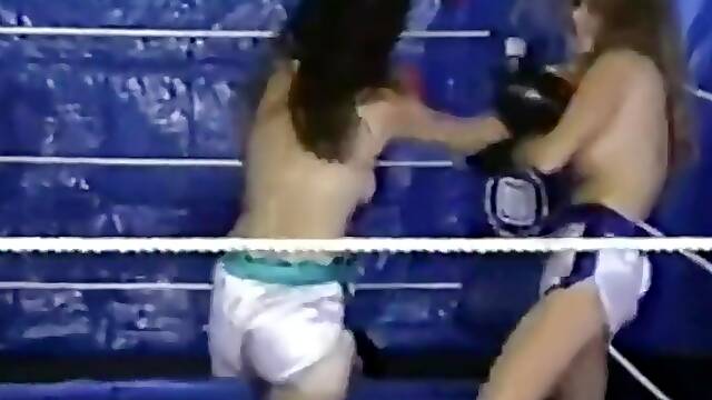 Retro Topless Boxing