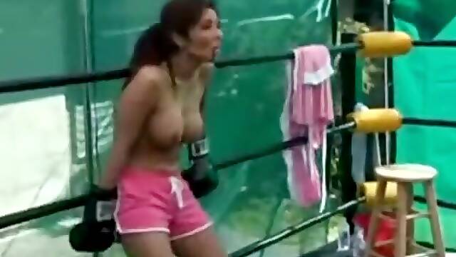 Topless boxing