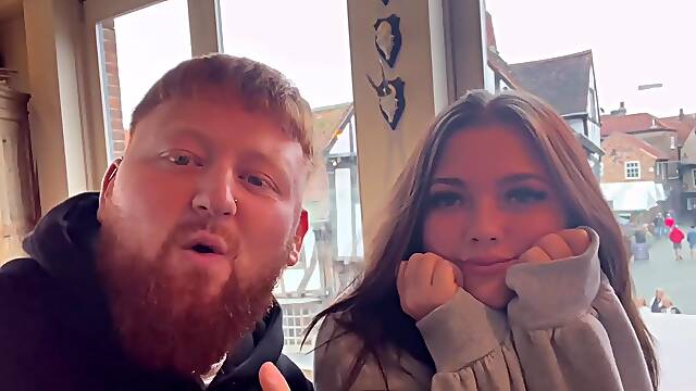 The loving couple show their travel blog, along with some porn film