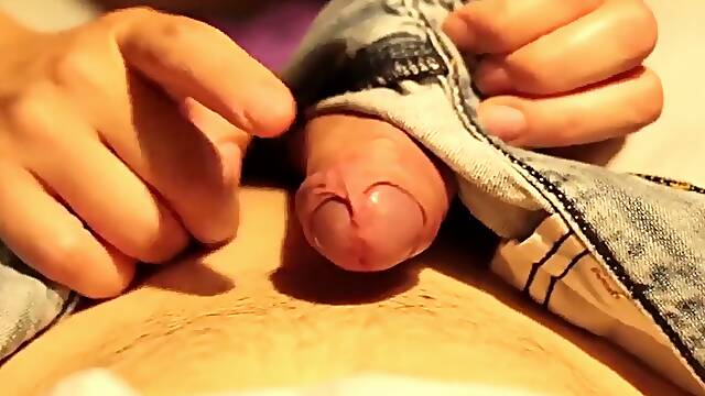 Foreskin Blowjob Closeup