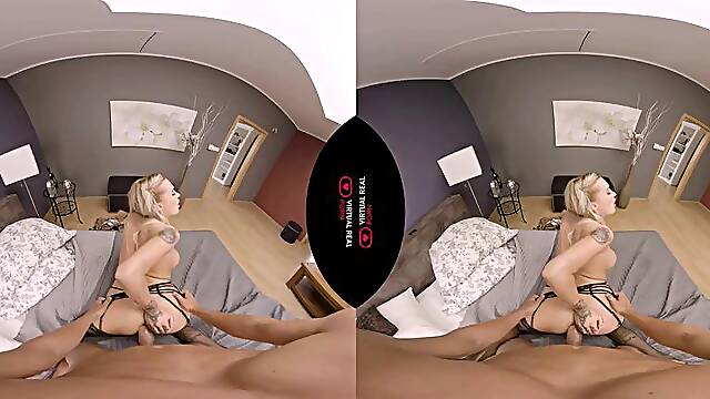 Blond likes Anal: Big Tits, Blowjob Blonde VR Porn