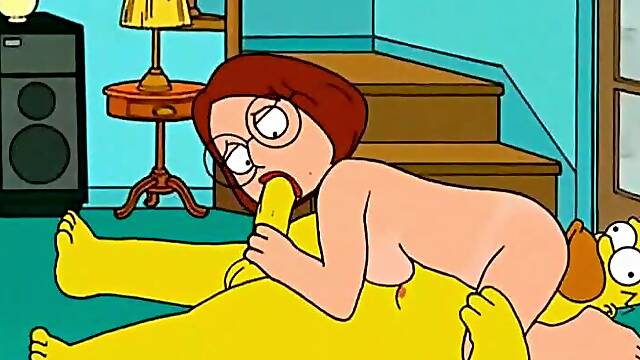 Famous toons sloppy blowjob