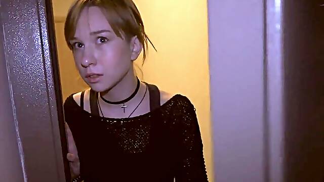 Naive gal satisfies sexual needs of hung debt collector