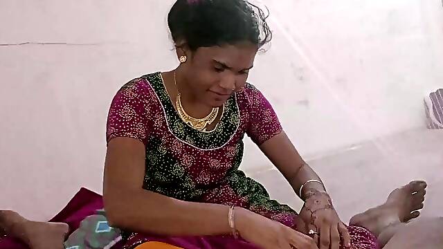 Man puts on a condom and starts screwing the busty wife