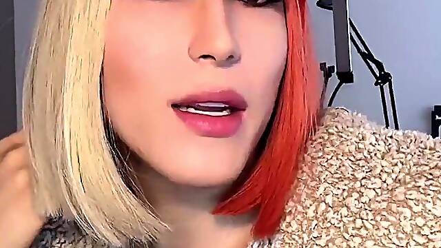 Smoking sissy bitch total feminization with catsuit and footwear