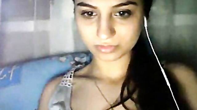Arab Teen On Chatroulette Plays With Her Big Tits