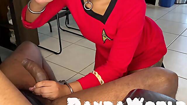 Ebony Anal with Uhura Panda From Star Trek