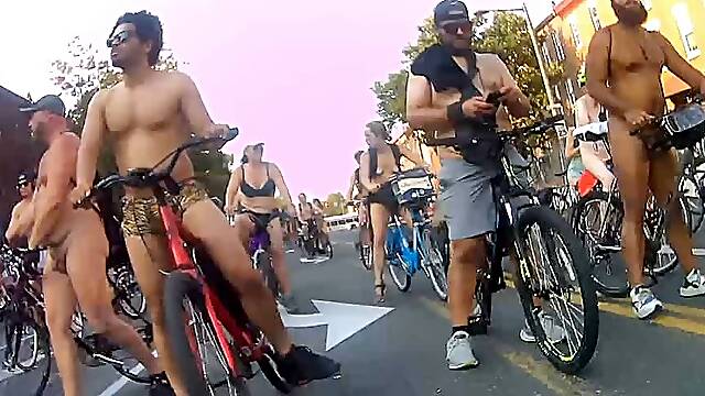 WNBR PNBR world naked bike ride in Philadelphia 2024