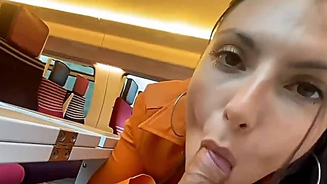 Je me fais baiser dans le train