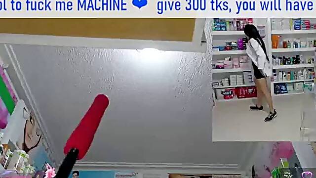 At work webcam