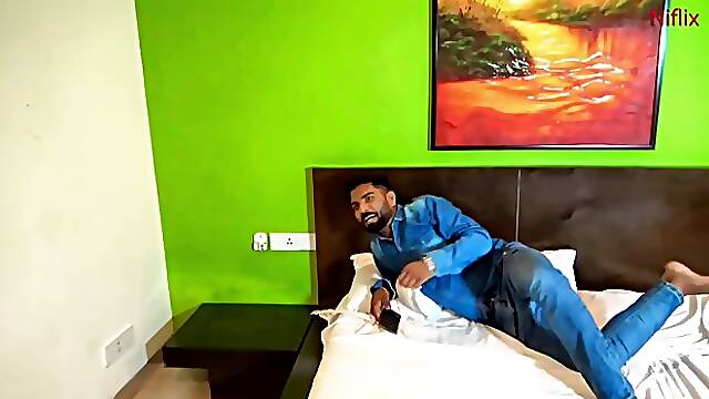 Indian guy fucks stepsister in a hotel room