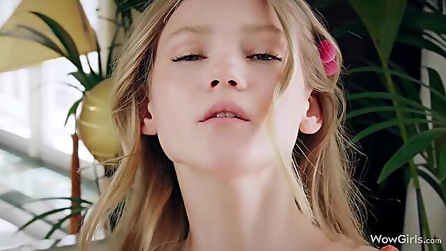 Gorgeous Ukrainian Model Fingering Her Pussy In Front Of The Camera - Diana Heaven