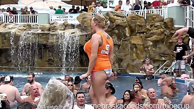 Nudist swinger pool party key west