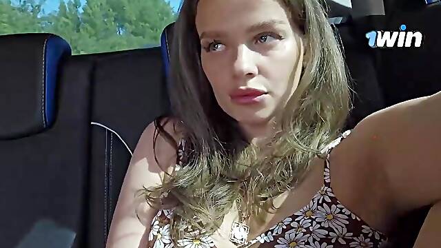 Wow, a pretty girl jerking in public is the greatest inexperienced porn!