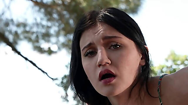 Sexy chick with a great booty really wants to orgasm