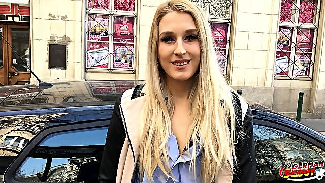 GERMAN SCOUT - Very Hot College Young Diane talk to ASS SEX Casting