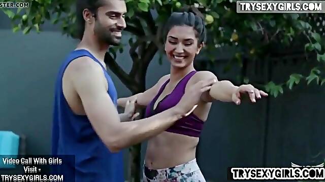 Yoga Experience Teacher And Indian Student Lovemaking Video