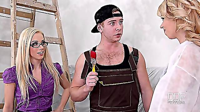 His Rod Bangs Two Snatches - Nesty and Arteya Dee