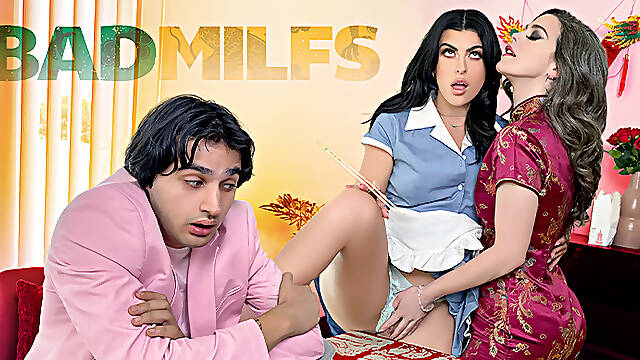 Filthy Threesome orgy With Our Favorite Waitress