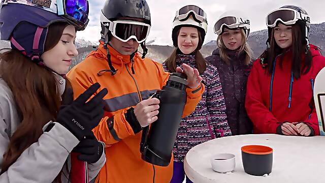 Rough group dicking with naughty Margo Von Teese & Alice Flore