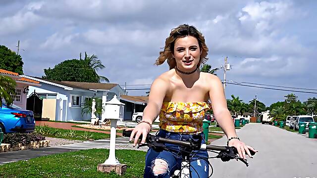 Evie Christian with hot ass and natural tits being fucked hard