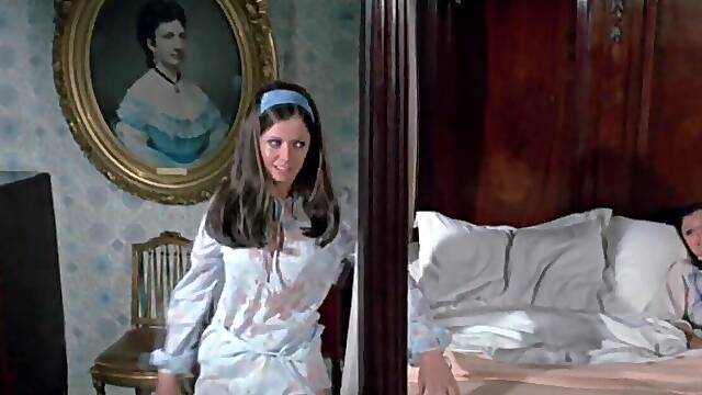 Virgin Witch (1972, US, full movie scene, softcore, 2k rip)