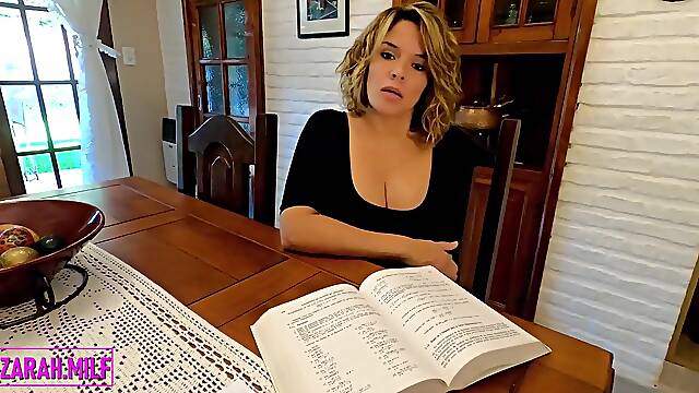 Sexy teacher mother id like to fuck has his student bang her and cum inside her butt