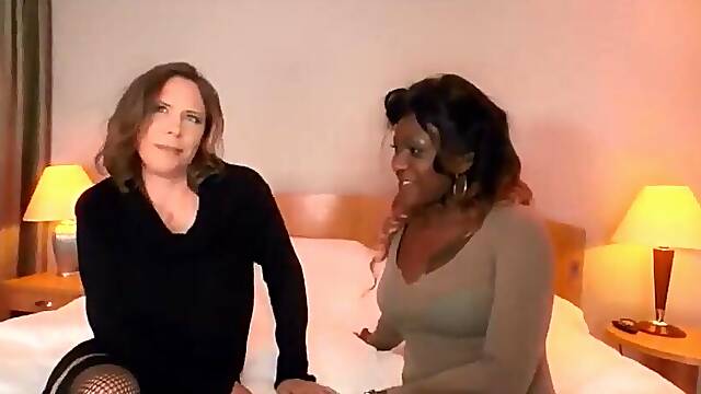 Ebony mother id like to fuck gets anal by white chap and white mother id like to fuck helps out