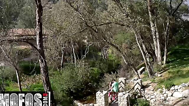 MOFOS - Jaclyn Taylor Gets Her Twat Pounded In The Wild During the time that A Drone Watches From Above