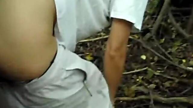 For Coffee Break Hot Wench Candi Annie Screws Co-worker POV style in the Woods!