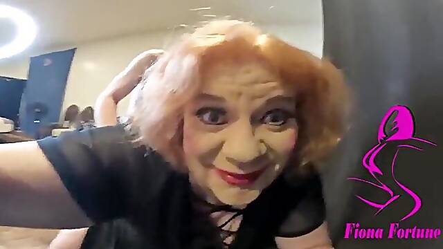 Chunky Sissy Crossdresser gets fucked out by BWC Dad Facial big beautiful woman Fiona Fortune