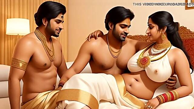 Cock-squeezing puss Indian Stepmom tough fucked by Horny Boy