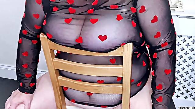 See Through Top - marvelous Mature plus-size cougar Amateur Wife Fetish