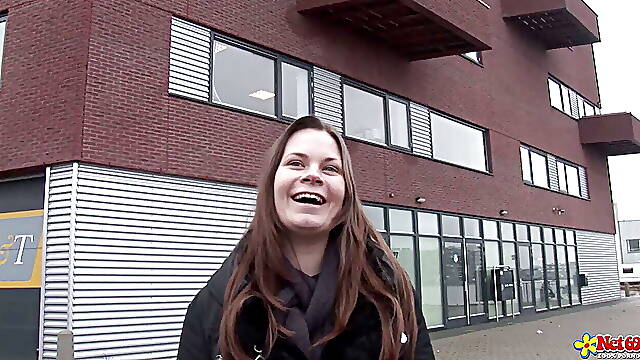 Net69 - Super Hot Dutch Brunette Fucks a Pimp and loves 69