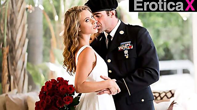 Beauty Anya Olsen Passionatly Makes Love To Soldier