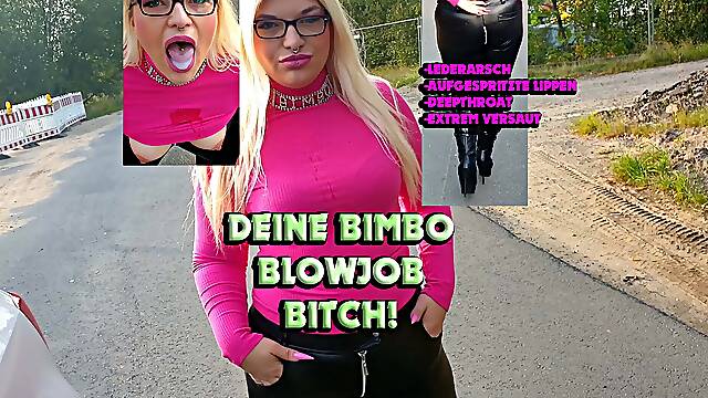 Yout Bimbo Blowjob Bitch!