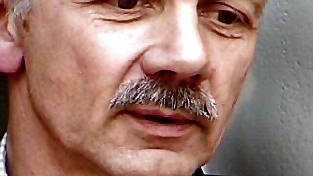 A slim French lady stuffing her hand in her mans asshole