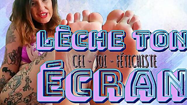 Lick your screen, youre going to taste delicious from my feet ( cei - joi )