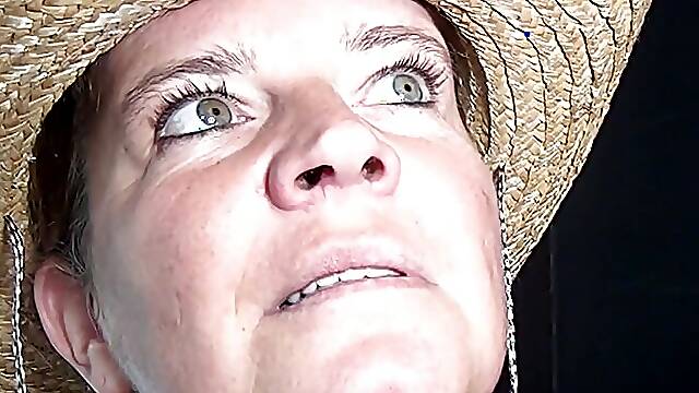 2 Young Men Fuck the Old Woman in Backstage