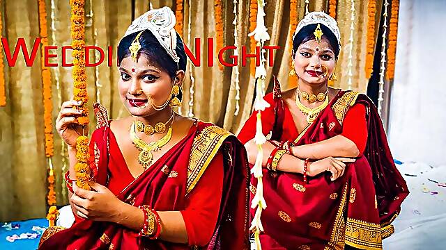 Desi Indian 18+ Girl Suhanas very 1st live Suhaagrat on cam ( Hindi Audio )